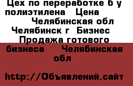 Цех по переработке б/у полиэтилена › Цена ­ 1 000 000 - Челябинская обл., Челябинск г. Бизнес » Продажа готового бизнеса   . Челябинская обл.